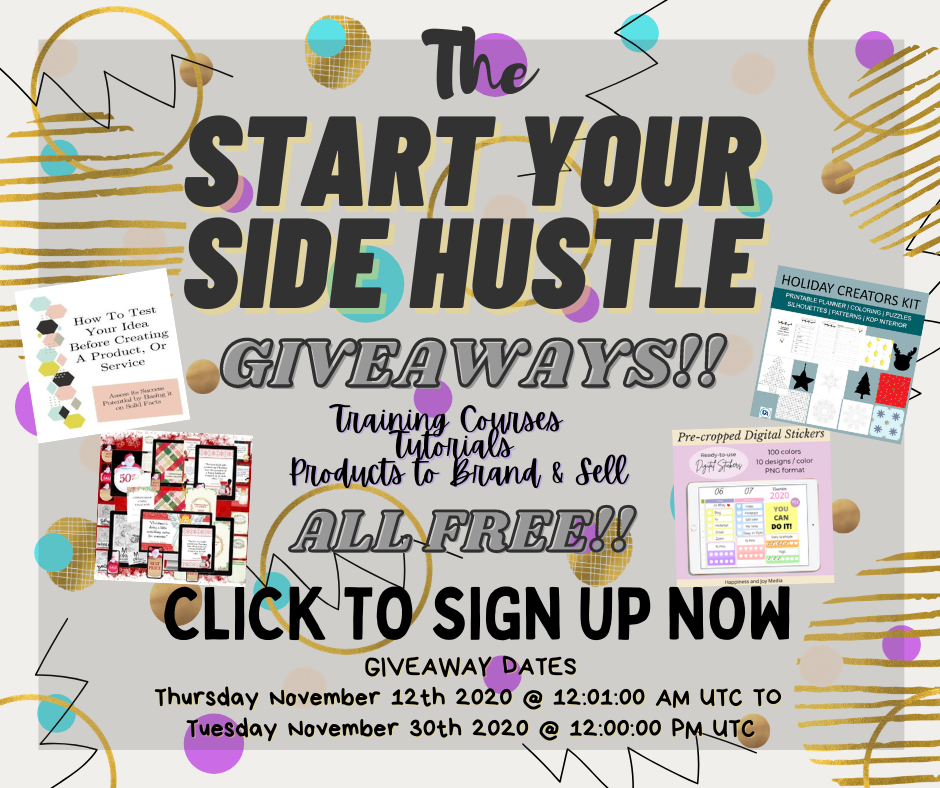 Read more about the article Start Your Side Hustle Giveaway